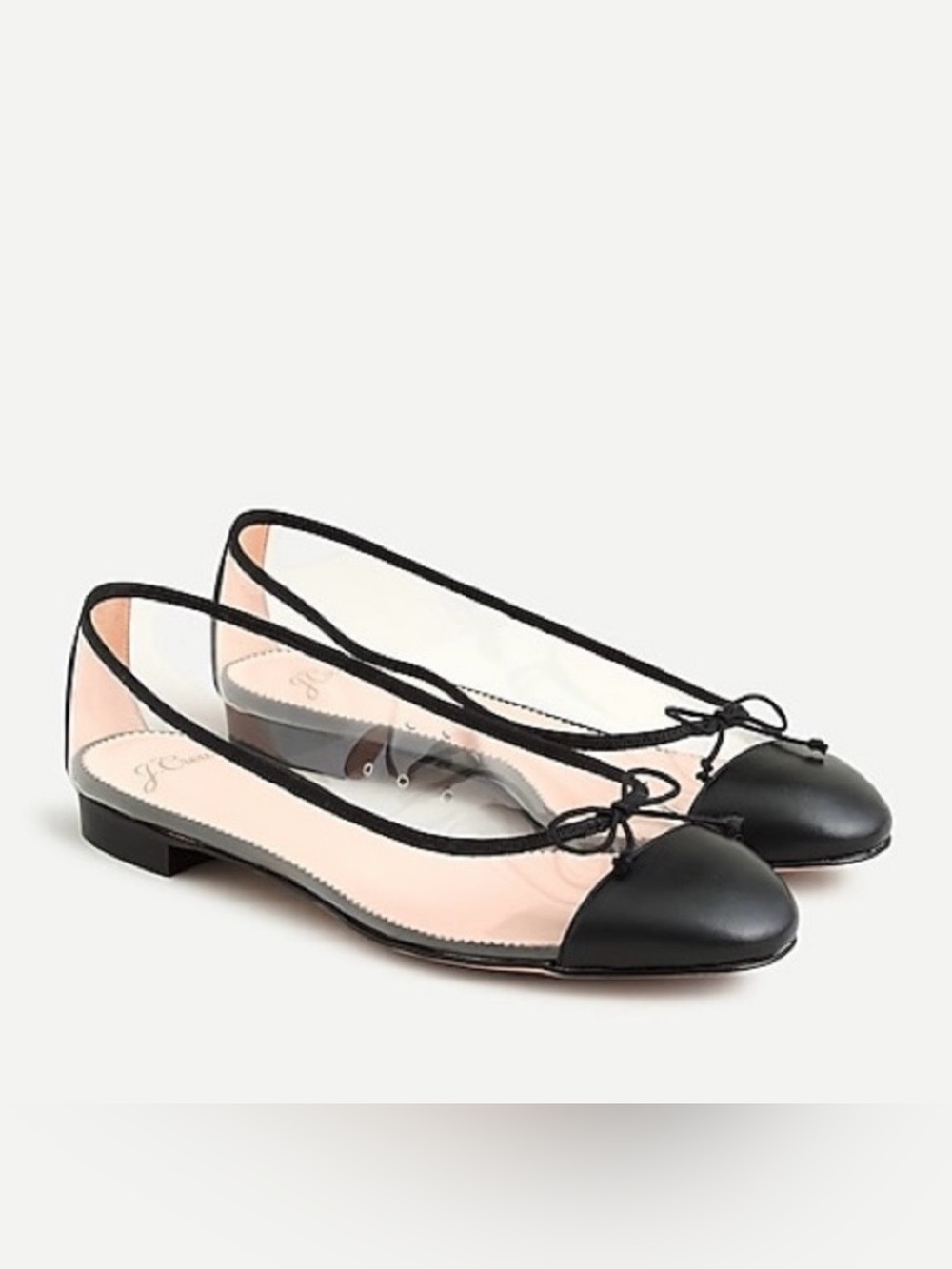 Transparent Kiki Ballet Flats Size 7.5